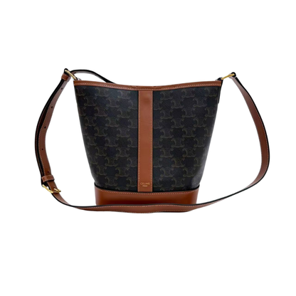 Pre-Owned  CELINE Small Bucket Bag in Triomphe Canvas N23915352