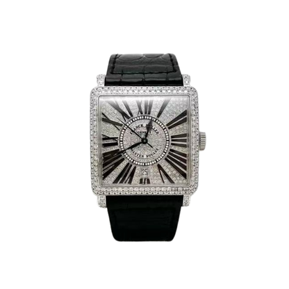 Pre-Owned  Franck Muller Master Square (Reference 6000HSCDT), custom-crafted in 18K white gold  SZ5042607112245