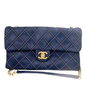Pre-Owned Chanel Wild Stitch (Surpique) Classic Flap Bag WWL20836633
