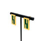 Pre-Owned Fendi FF Baguette Earrings SZ3032605050823