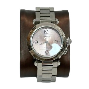 Pre-Owned Cartier Pasha C Automatic with a pink dial N23350483