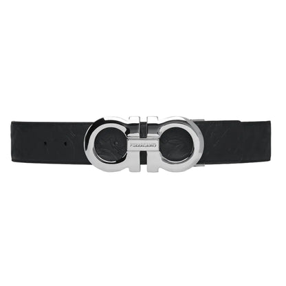 Pre-Owned Salvatore Ferragamo Reversible and Adjustable Gancini Belt