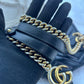 Pre‑Owned Gucci GG Marmont Black Quilted Chain Shoulder Bag N24669036