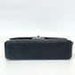Pre-Owned Chanel Classic Double Flap Medium 25 Black Caviar Silver Hardware