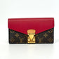 Pre‑Owned Louis Vuitton Pallas Monogram Long Flap Wallet N22720483