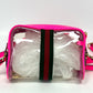 Pre‑Owned Gucci Ophidia Pink Jelly Transparent Camera Crossbody Bag N24591398