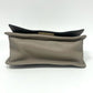 Pre-Owned Fendi Kan F Logo Taupe Smooth Leather Shoulder Crossbody Bag N24472035