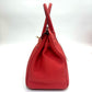 Pre-Owned Hermès Birkin 30 in Poppy Red Togo Leather Square P Year 2013 N24471301