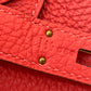 Pre-Owned Hermès Birkin 30 in Poppy Red Togo Leather Square P Year 2013 N24471301