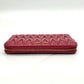 Pre-Owned Miu Miu Matelassé Lambskin Zip-Around Wallet (Fuchsia) /N25217148