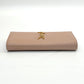 ✨Pre-Owned YSL Cassandre Long Clutch 🌸 | Dusty Pink Grain de Poudre Leather 💗 | 28cm N23558627