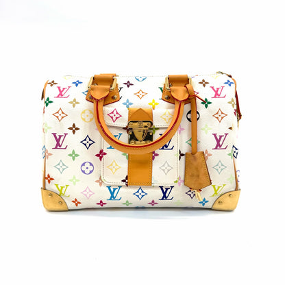 Pre-Owned RARE LV Speedy 30 White Murakami  | 2003 | Iconic Limited Edition N24189427
