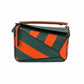 Pre-Owned LOEWE Puzzle Bag | Iconic Tricolor (Green/Orange/Tan) | Size 24cm N24210143