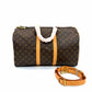 ✨Pre-Owned LV Keepall 45 Bandoulière 🧳 | Monogram + Pristine Leather | Mint Condition N24251506