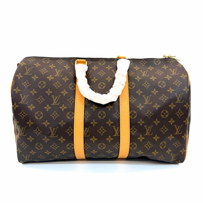 ✨Pre-Owned LV Keepall 45 Bandoulière 🧳 | Monogram + Pristine Leather | Mint Condition N24251506