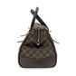 Pre-Owned LV Berkeley Damier Ebene Handbag | 31cm | Gorgeous Red Suede Interior N24464754