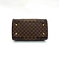 Pre-Owned LV Berkeley Damier Ebene Handbag | 31cm | Gorgeous Red Suede Interior N24464754