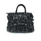 Pre-Owned Prada Black Patent Leather Gathered Tote Handheld Shoulder Crossbody Bag N24471542