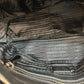 Pre-Owned Prada Black Patent Leather Gathered Tote Handheld Shoulder Crossbody Bag N24471542