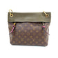 Pre‑Owned Louis Vuitton Monogram Olive Green Color‑Block Crossbody Shoulder Bag N24561258