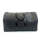 Pre‑Owned Louis Vuitton Keepall Black Epi Leather Travel Duffle Bag N24592088