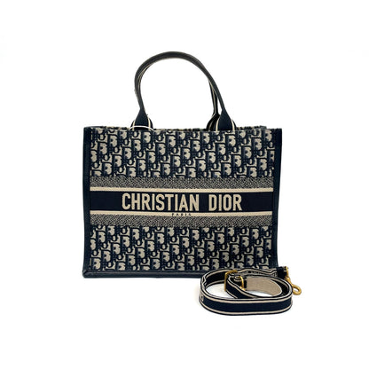 Pre‑Owned Dior Oblique Book Tote Hand Bag N24592432