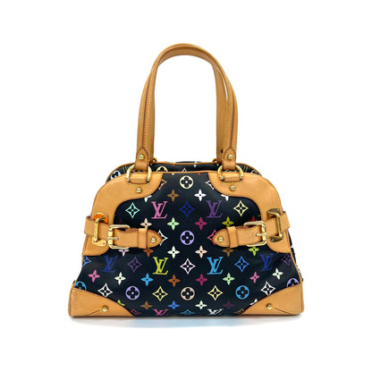 ✨ RARE LV x Murakami Black Multicolore Claudia 🎨 | Y2K Icon | N24580266