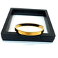 Pre‑Owned Fendi FF Pave Crystal Hinged Bangle Bracelet Size M N24579929