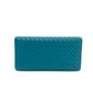 Pre‑Owned Bottega Veneta Intrecciato Flap Long Wallet N24674340