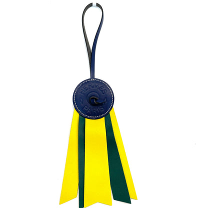 Pre-Owned Hermès Paddock Flot Ribbon Bag Charm, Equestrian Rosette Medal Motif N24674654