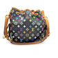 Pre-Owned Louis Vuitton Petit Noé Bucket Bag in Multicolor Monogram Canvas (Noir/Black) N2468532