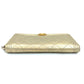 Pre‑Owned Chanel Le Boy Gold Quilted Zippy Long Wallet N24669925