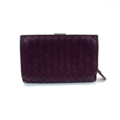 Pre‑Owned Bottega Veneta Intrecciato Medium Long Wallet N24674006