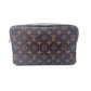 Pre-Owned Louis Vuitton Monogram Toiletry Pouch 26 (GM Size), a rare vintage 1988 travel vanity case with luxurious ruffled leather interior detailing N24694817