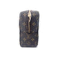 Pre-Owned Louis Vuitton Monogram Toiletry Pouch 26 (GM Size), a rare vintage 1988 travel vanity case with luxurious ruffled leather interior detailing N24694817