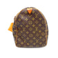 Pre-Owned Louis Vuitton Monogram Keepall 45 Bandoulière (Handheld), a vintage 1985 travel duffle bag with luggage tag and iconic Vachetta leather N24696062