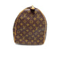 Pre-Owned Louis Vuitton Monogram Keepall 45 Bandoulière (Handheld), a vintage 1985 travel duffle bag with luggage tag and iconic Vachetta leather N24696062