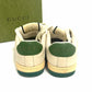 Pre-Owned Gucci Screener Sneaker in GG Monogram Canvas & Leather, a vintage-inspired low-top with enamel Double G and signature Green/Red Web N24712579