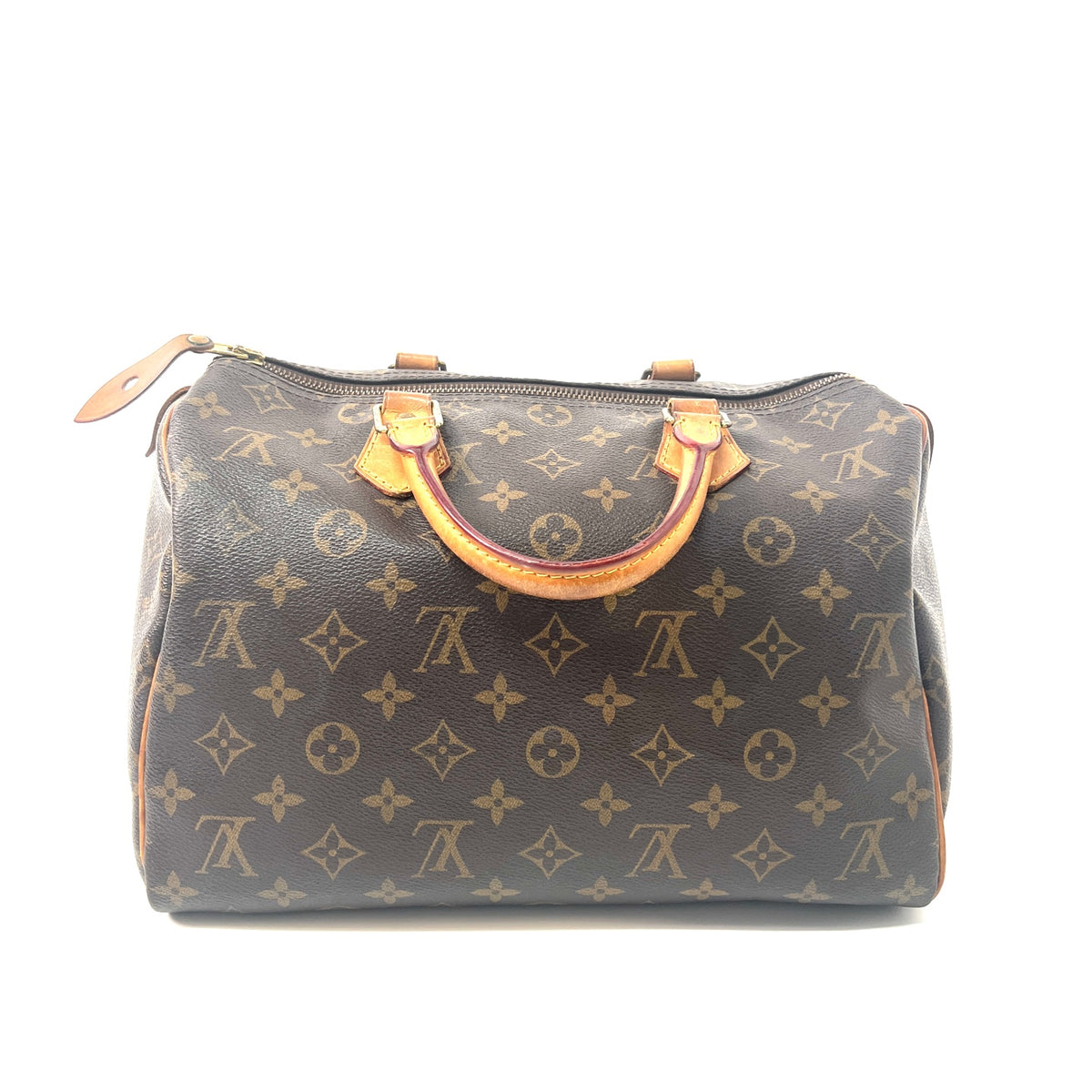 Pre-Owned Louis Vuitton Monogram Speedy 30 Handbag, a timeless 2013 vintage soft-sided top-handle bag N24724376