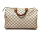Pre-Owned Louis Vuitton Damier Ebene Speedy 35 Handbag, a durable 2013 vintage top-handle bag in brown checkerboard canvas N24724548