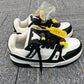 Pre-Owned Louis Vuitton Trainer Maxi Sneaker in Black & White, a chunky statement sneaker with vibrant lace accessories and oversized sole N24728561