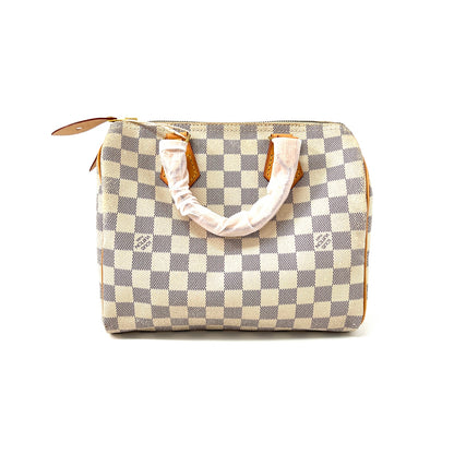 ✨Pre-Owned 99% New LV Speedy 25 Damier Azur 💙🤍 | G3964 (2004) 🍃 | Never Used Vibes N24749423