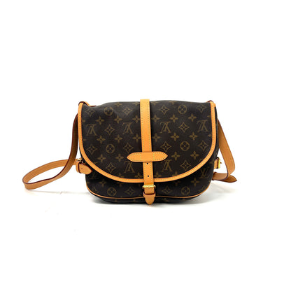 ✨Pre-Owned Vintage LV Saumur Crossbody 👜 | 1989 (Time Capsule!) | Classic Monogram N24819923