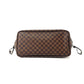 Pre-Owned LV Neverfull GM Damier Ebene | 2010 | Iconic Red Lining + Zipped Pouch N24820347