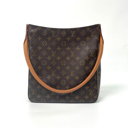 ✨Pre-Owned LV Looping Monogram Shoulder Bag 👜 | 2001 (G7217) | Perfect Honey Patina N24826183