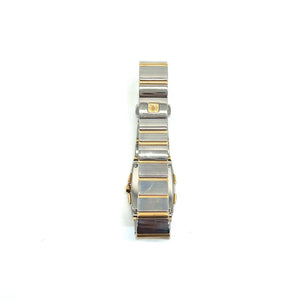 ✨Pre-Owned Omega Constellation Quadrella Mini (1283.79.00) 💎 | 18K Rose Gold & Steel | Iconic Multi-Stone Dial N24828772
