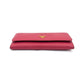 ✨Pre-Owned Prada Saffiano Leather Long Wallet 🌹 | Iconic Burgundy + Gold HW | 20cm N24830225