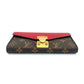 ✨Pre-Owned LV Pallas Long Wallet 🌹 | Monogram & Red Leather | 2016 N24833658