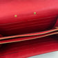 ✨Pre-Owned LV Pallas Long Wallet 🌹 | Monogram & Red Leather | 2016 N24833658