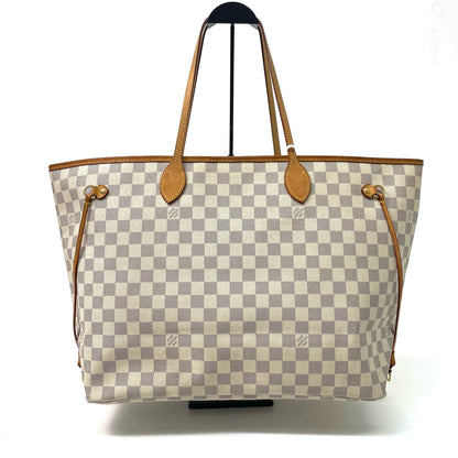 ✨Pre-Owned LV Neverfull GM Damier Azur 👜 | 2009 | Iconic Summer Tote N24846645